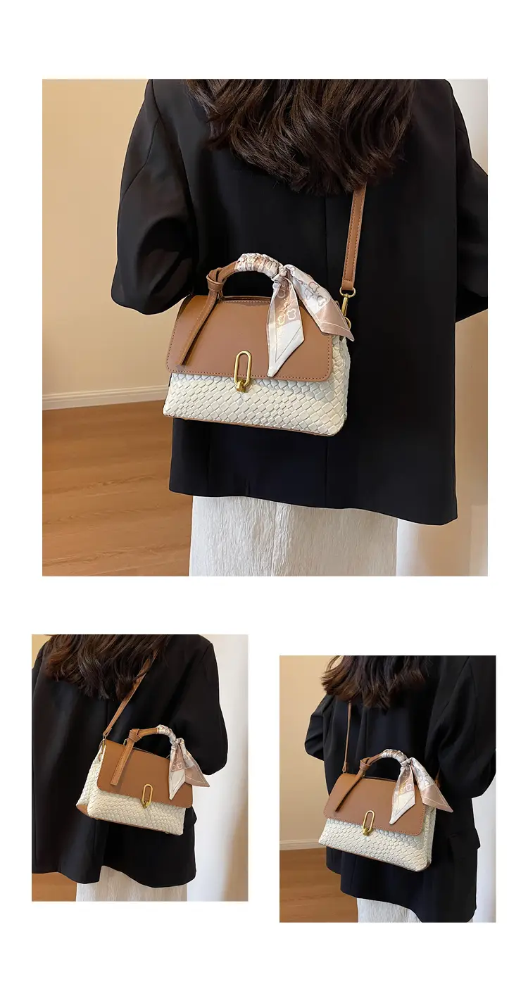 Green Crocodile Textured Women's Shoulder Bag New 2023 — feature 20