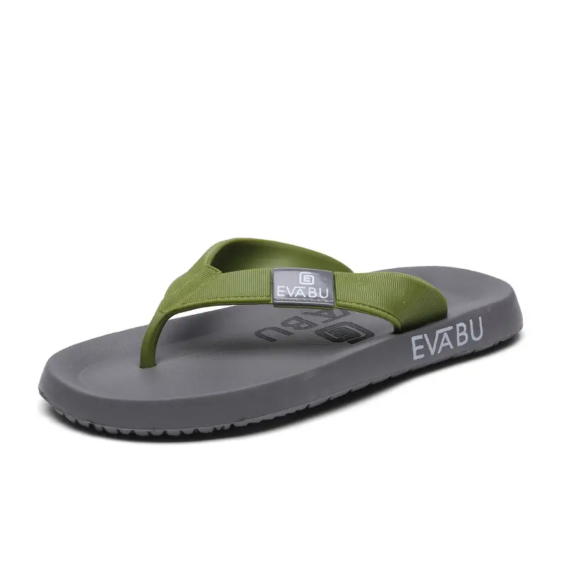 Large factory summer new flip flops wholesale men's non-slip soft bottom beach shoes EVA flip-flops ins fashion Men's - Image 6