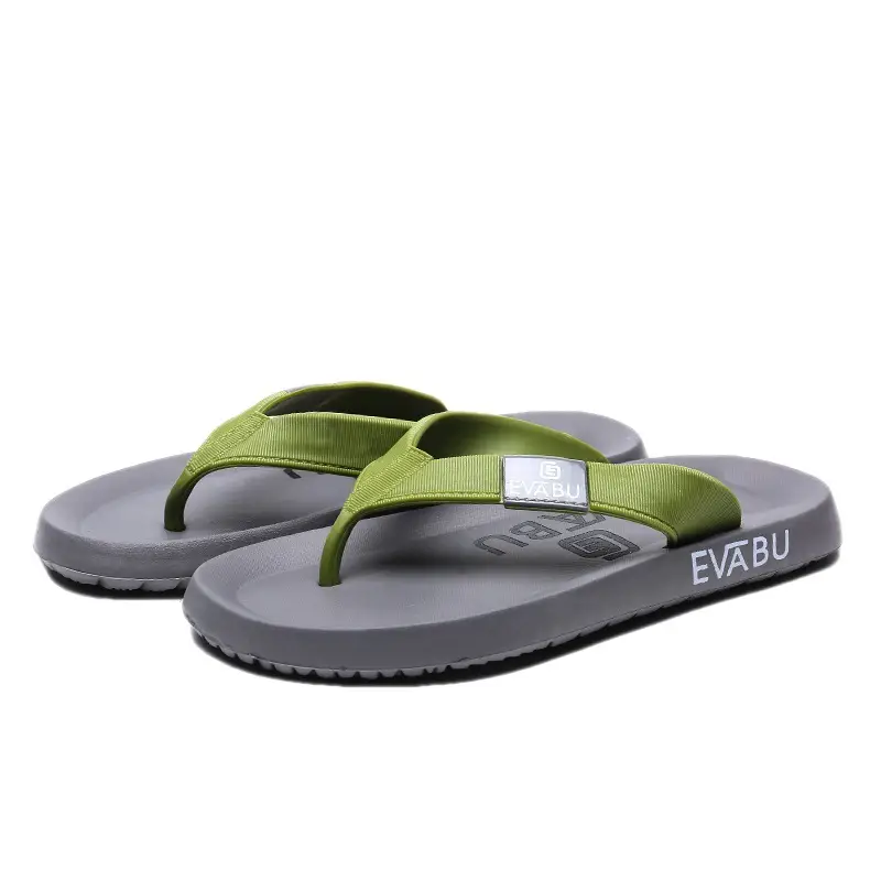 Large factory summer new flip flops wholesale men's non-slip soft bottom beach shoes EVA flip-flops ins fashion Men's - Image 8