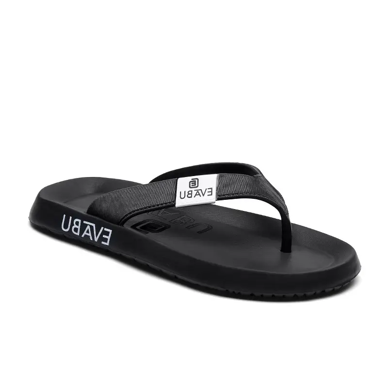 Large factory summer new flip flops wholesale men's non-slip soft bottom beach shoes EVA flip-flops ins fashion Men's - Image 3
