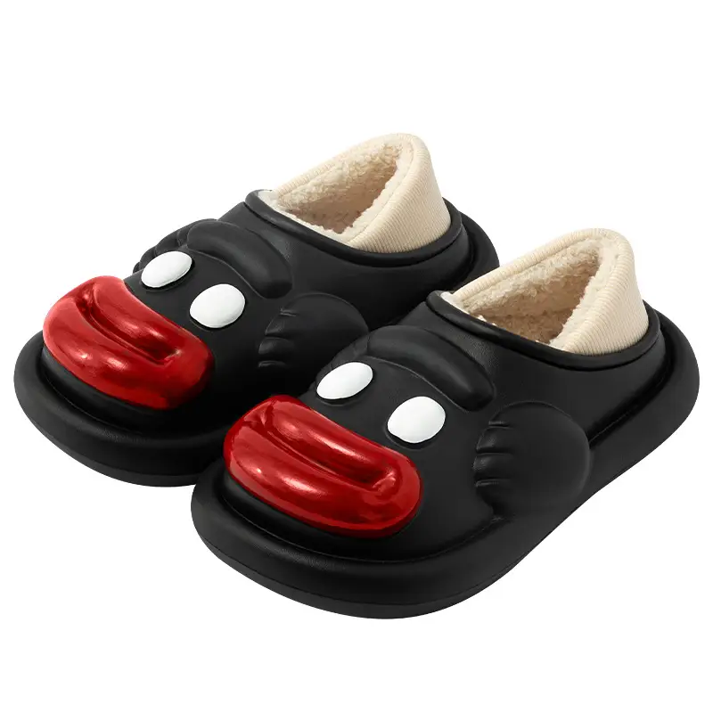 2025 New Style Sausage-Shaped Cotton Slippers for Women, Autumn and Winter Non-Slip Comfortable Warm Home Casual Outdoor Cotton Slippers for Men - Image 8