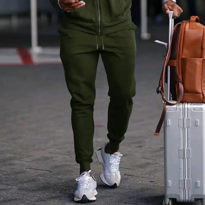 2025 Men's Blue Casual Pants with Zip Front — feature 27