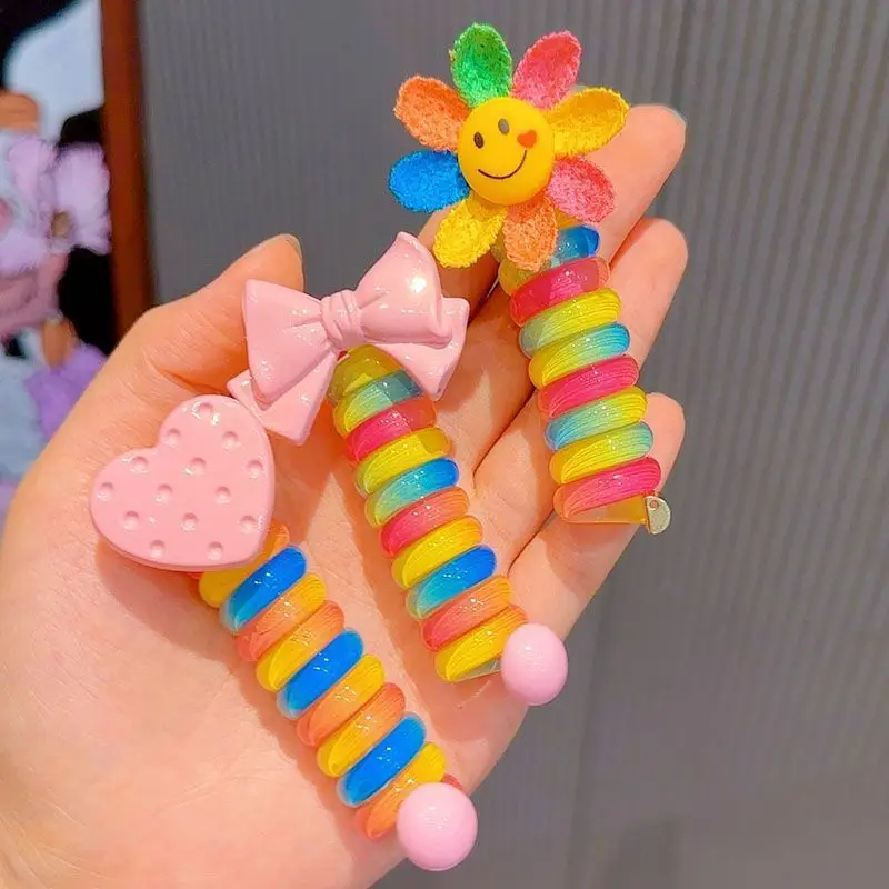 Rainbow Hair Ring for Girls 3-6 Years - Image 36