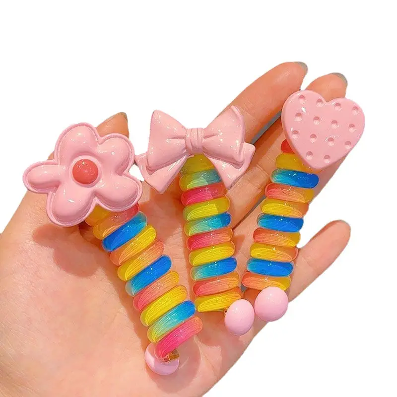 Rainbow Hair Ring for Girls 3-6 Years - Image 37