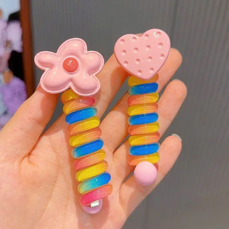 Rainbow Hair Ring for Girls 3-6 Years — feature 10