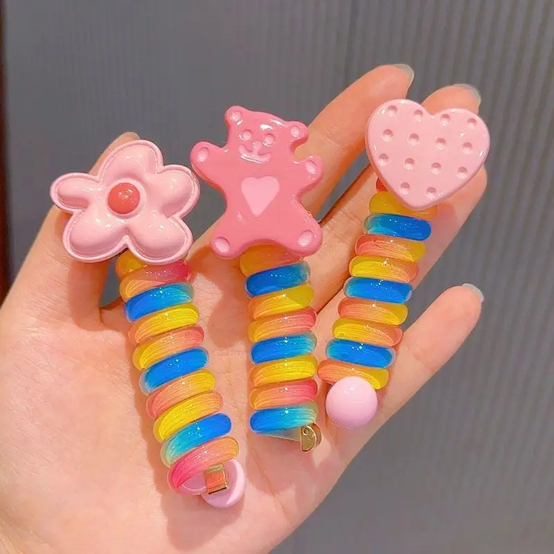 Rainbow Hair Ring for Girls 3-6 Years — feature 12