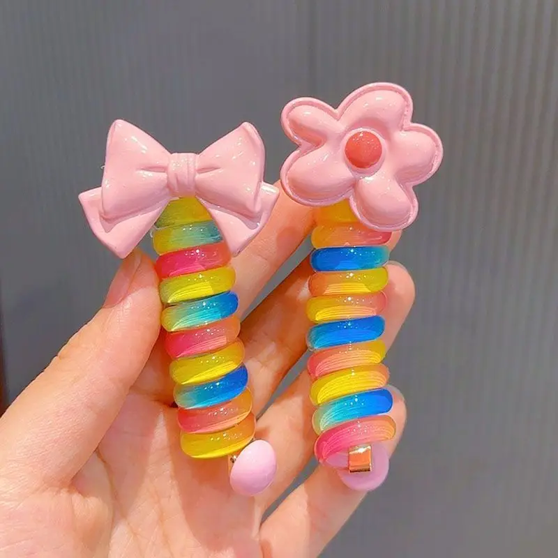 Rainbow Hair Ring for Girls 3-6 Years — feature 5