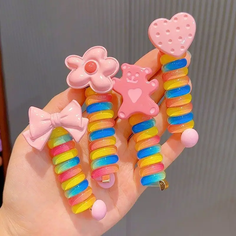 Rainbow Hair Ring for Girls 3-6 Years — feature 6