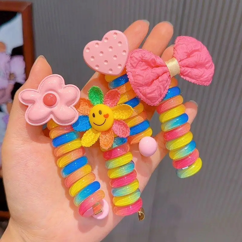 Rainbow Hair Ring for Girls 3-6 Years — feature 9