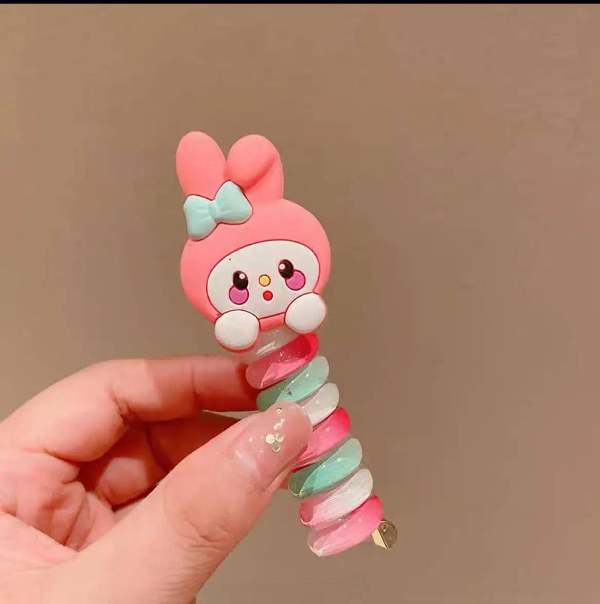 Rainbow Hair Ring for Girls 3-6 Years - Image 12