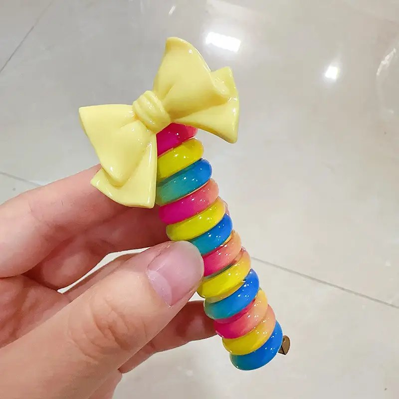 Rainbow Hair Ring for Girls 3-6 Years - Image 4