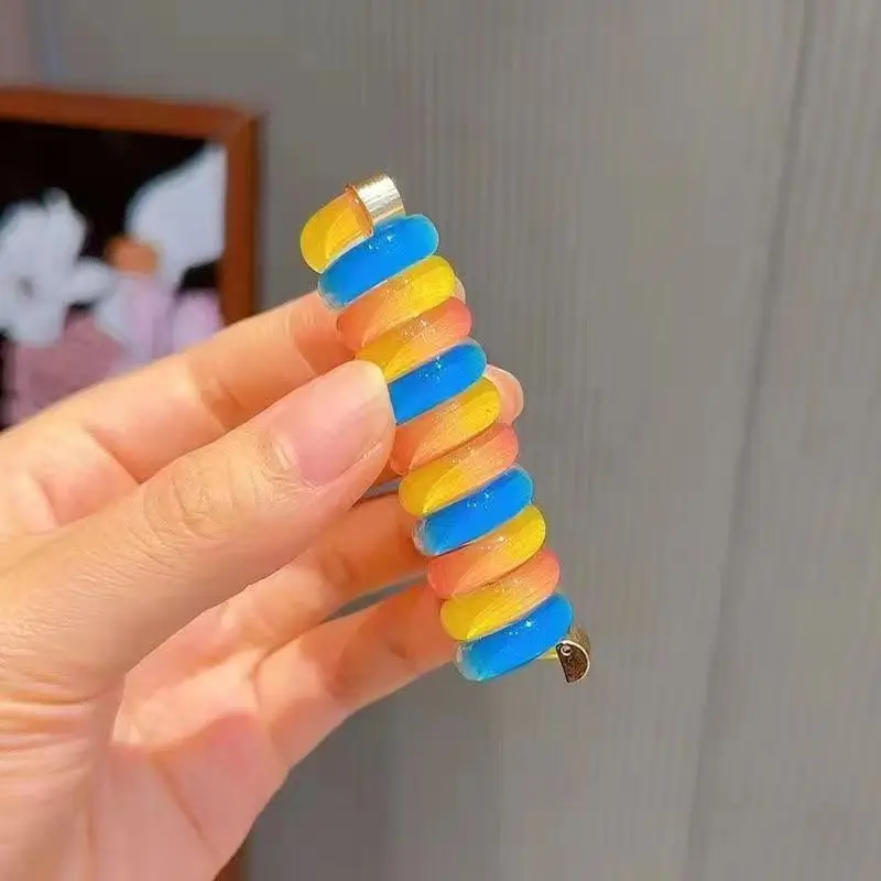 Rainbow Hair Ring for Girls 3-6 Years - Image 6