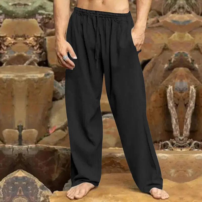 Men's 2023 Hip Hop Casual Trousers Plus Size Loose Fit - Image 3