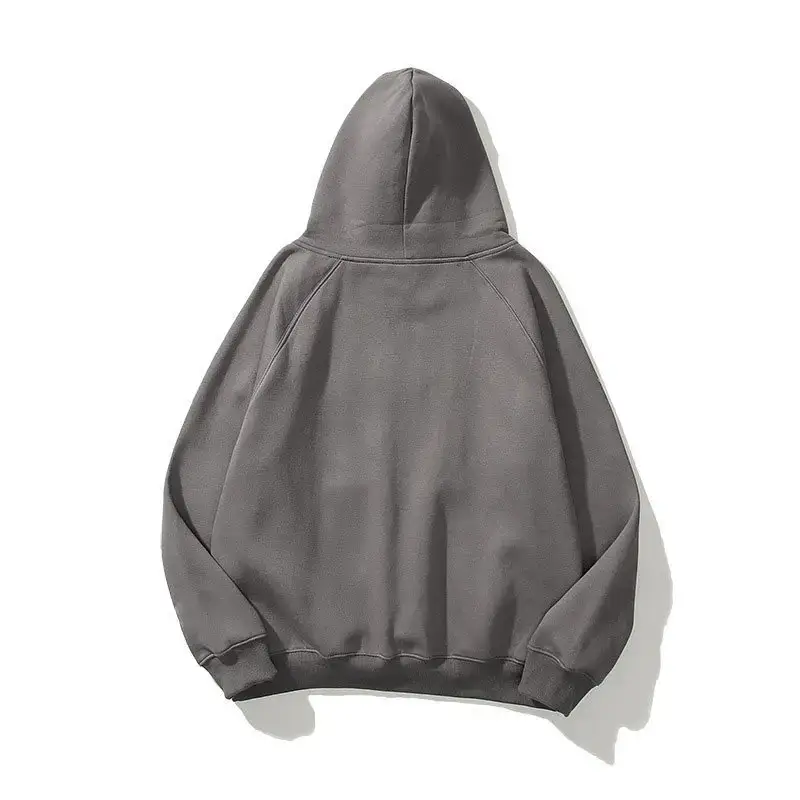 2022 Black Hooded Sweatshirt Loose Fit - Image 3
