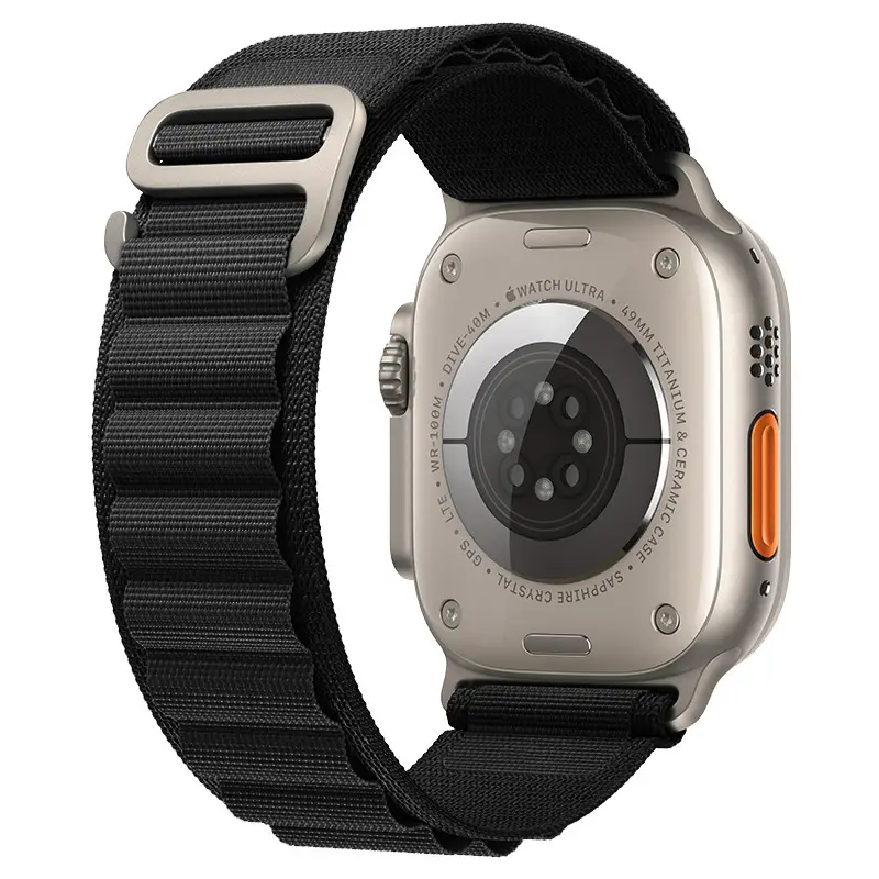 Suitable for Apple Iwatch11 Watch Strap Applewatch S1098 Alpine Nylon Loop Strap Ultra3