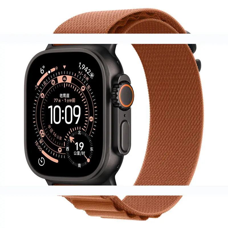 Suitable for Apple Iwatch11 Watch Strap Applewatch S1098 Alpine Nylon Loop Strap Ultra3