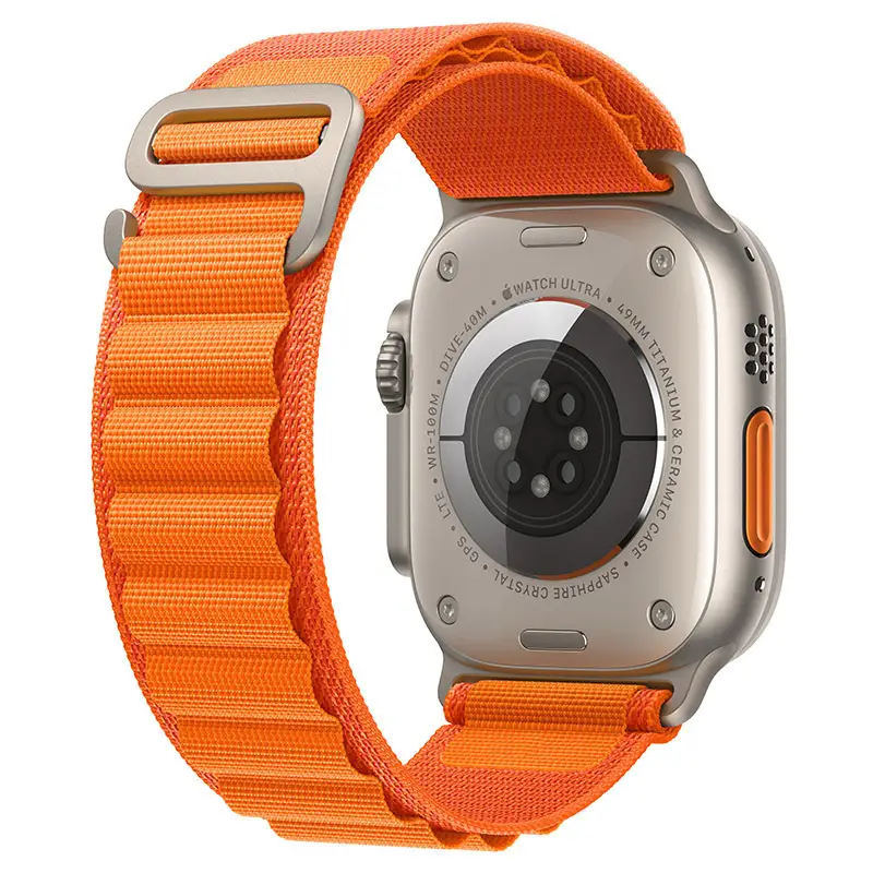 Suitable for Apple Iwatch11 Watch Strap Applewatch S1098 Alpine Nylon Loop Strap Ultra3