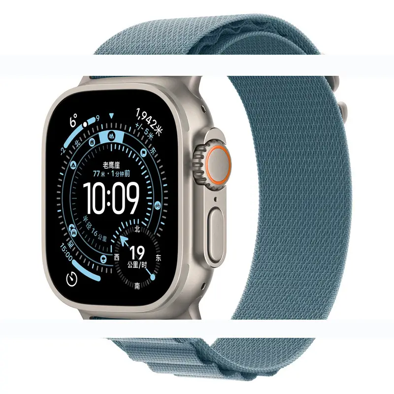 Suitable for Apple Iwatch11 Watch Strap Applewatch S1098 Alpine Nylon Loop Strap Ultra3