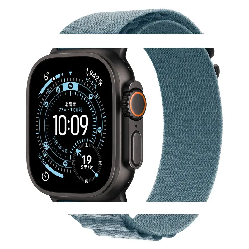 Suitable for Apple Iwatch11 Watch Strap Applewatch S1098 Alpine Nylon Loop Strap Ultra3