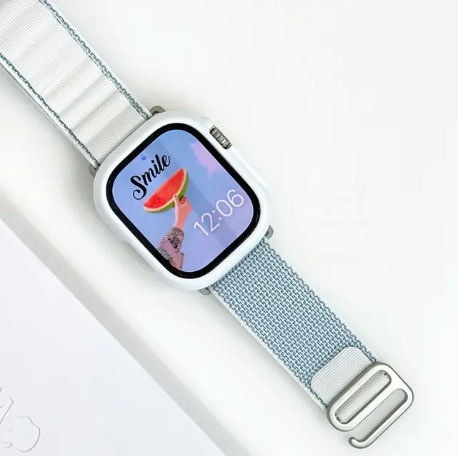 Suitable for Apple Iwatch11 Watch Strap Applewatch S1098 Alpine Nylon Loop Strap Ultra3