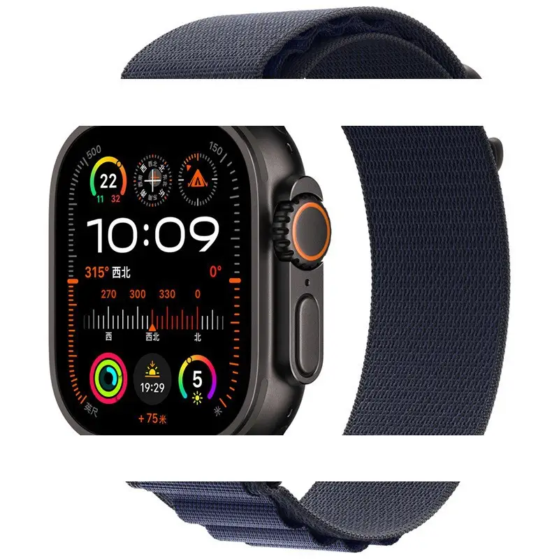 Suitable for Apple Iwatch11 Watch Strap Applewatch S1098 Alpine Nylon Loop Strap Ultra3