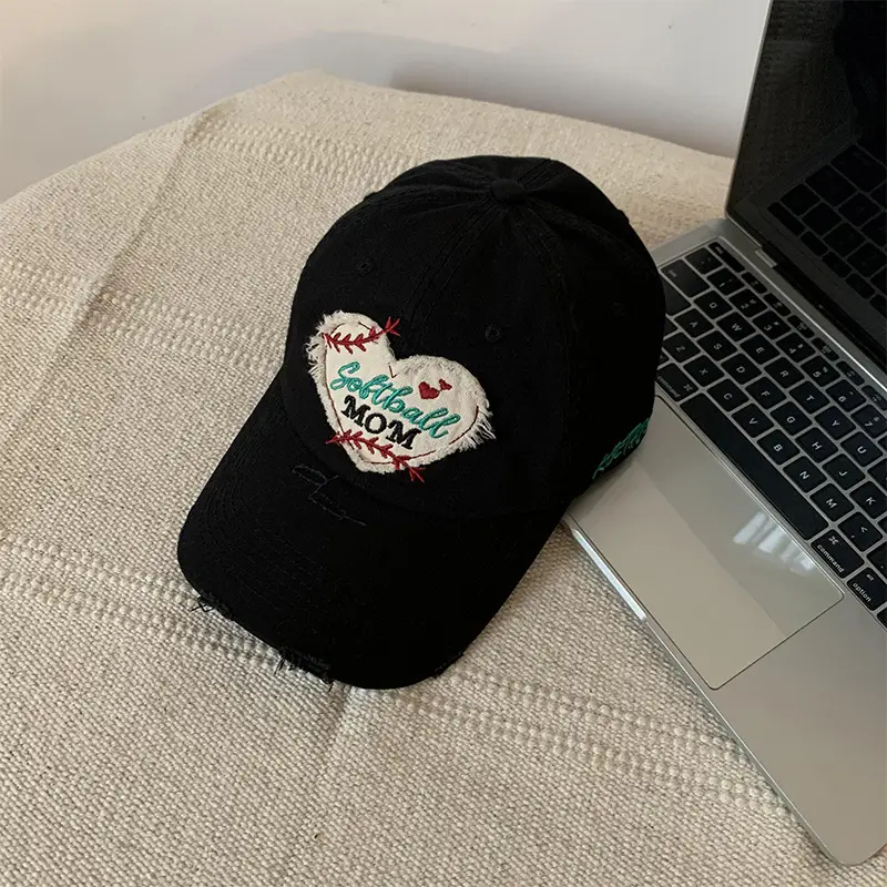Love Brim Ripped Maillard Cap for Women Extra Large