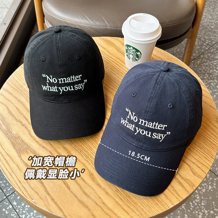Korean Hat with "Never Mitter" Design for Boys Girls - Image 8