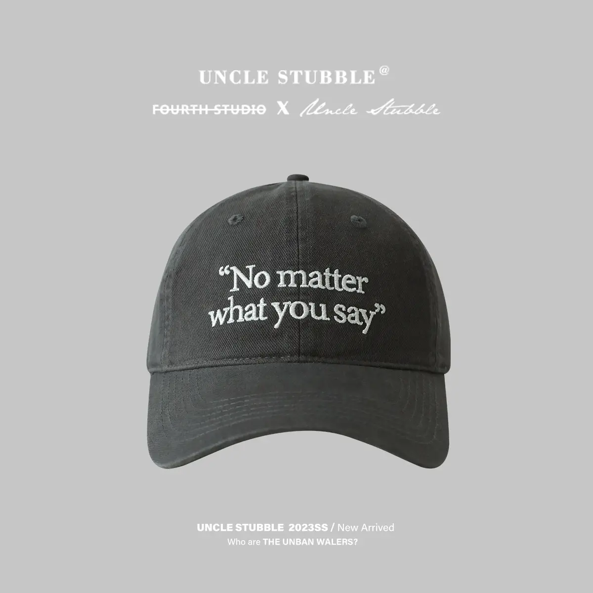 Korean Hat with "Never Mitter" Design for Boys Girls - Image 2