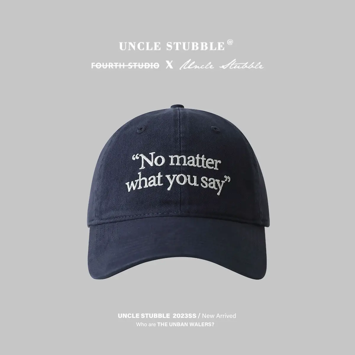 Korean Hat with "Never Mitter" Design for Boys Girls - Image 3