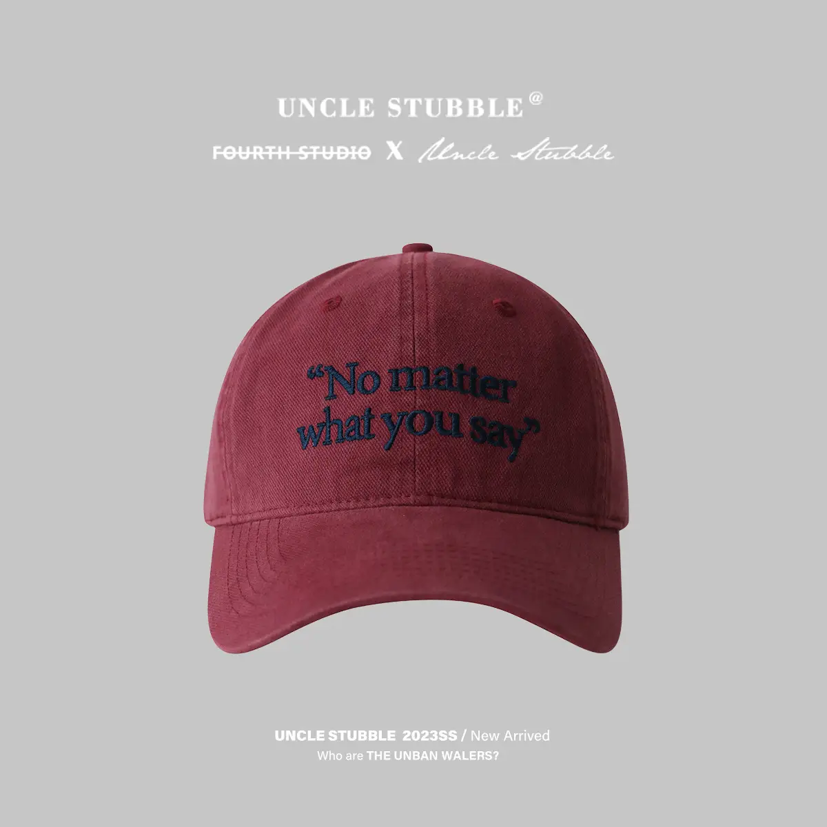 Korean Hat with "Never Mitter" Design for Boys Girls - Image 4