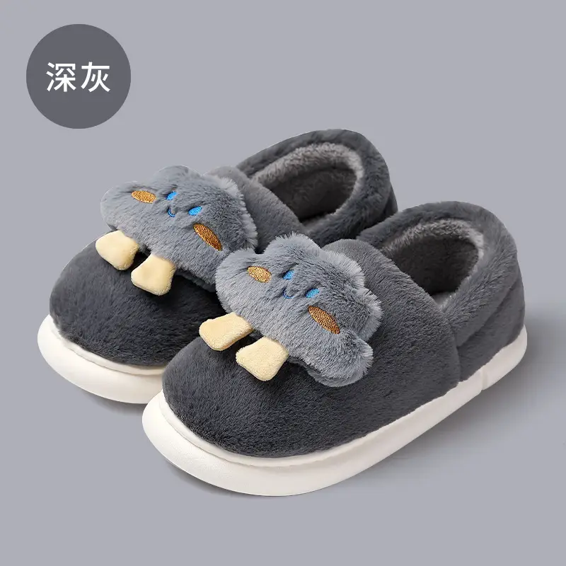 Sanrio Cotton Slippers for Women Winter Indoor Home Cotton Shoes Winter Genuine Cartoon Cute Root-Wrapped Cotton Slippers for Women Wholesale - Image 7