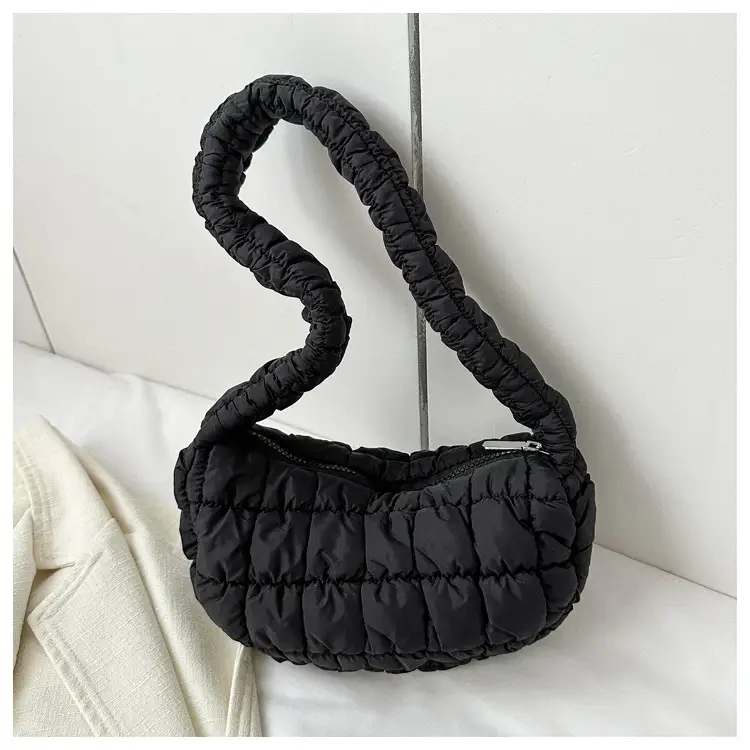 Black Quilted Shoulder Bag for Women 2023 — feature 30