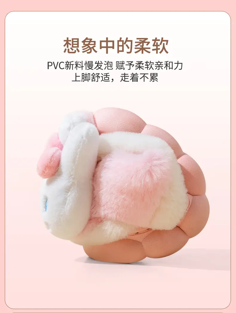 Pig dad children's slippers autumn and winter Boys Girls cotton slippers children medium and big children indoor home plush slippers — feature 6