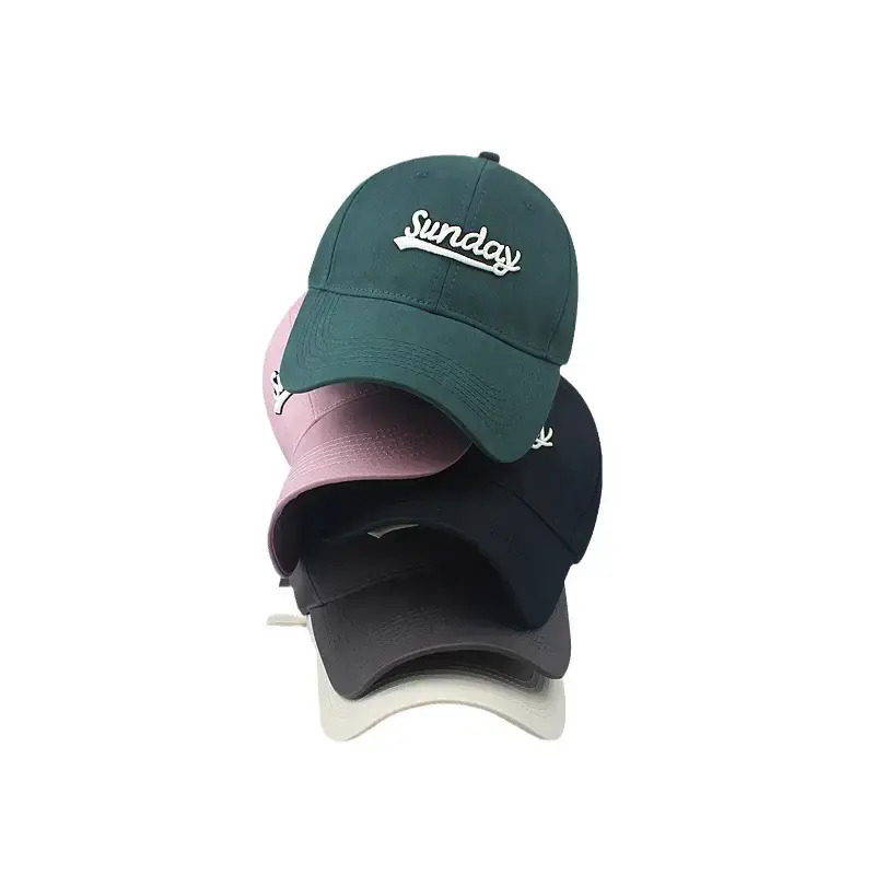Men Baseball Cap Green Black Pink Wide Brim High Top - Image 21