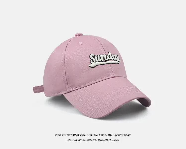 Men Baseball Cap Green Black Pink Wide Brim High Top — feature 12