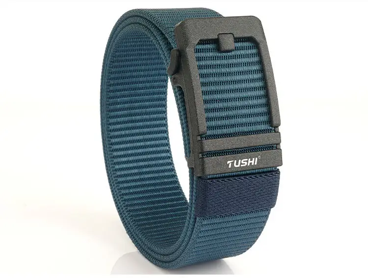 Men's 3.8cm Tushi Nylon Sports Belt with Automatic Buckle — feature 19