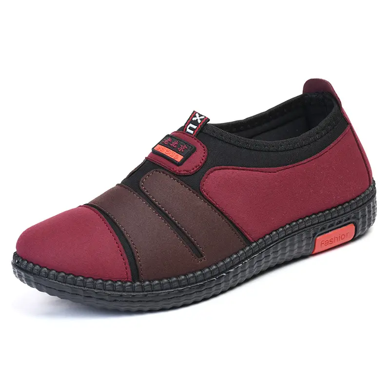 Spring and Autumn old men's shoes women's non-slip soft bottom milk shoes comfortable mother single shoes old Beijing cloth shoes flat old lady shoes - Image 7
