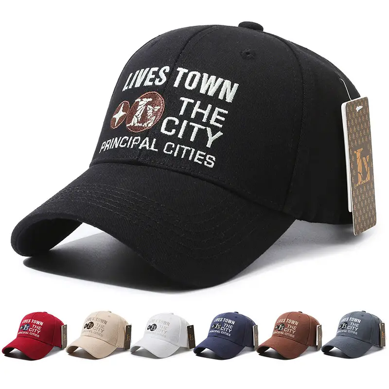 Lives Town The City Principal Cities Navy Cap - Image 8