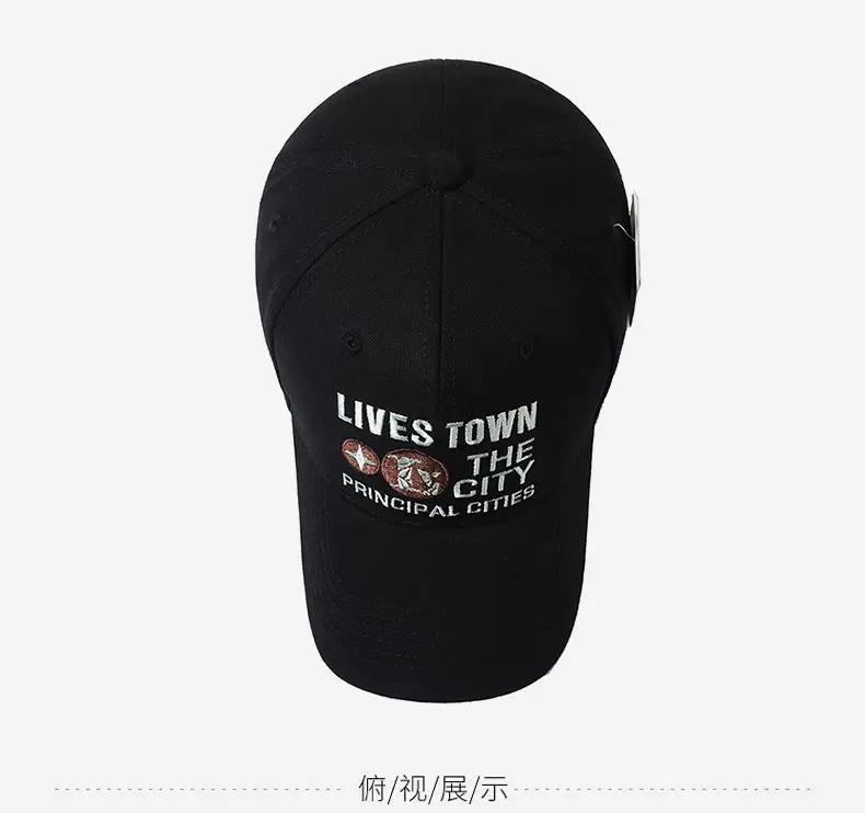 Lives Town The City Principal Cities Navy Cap — feature 13