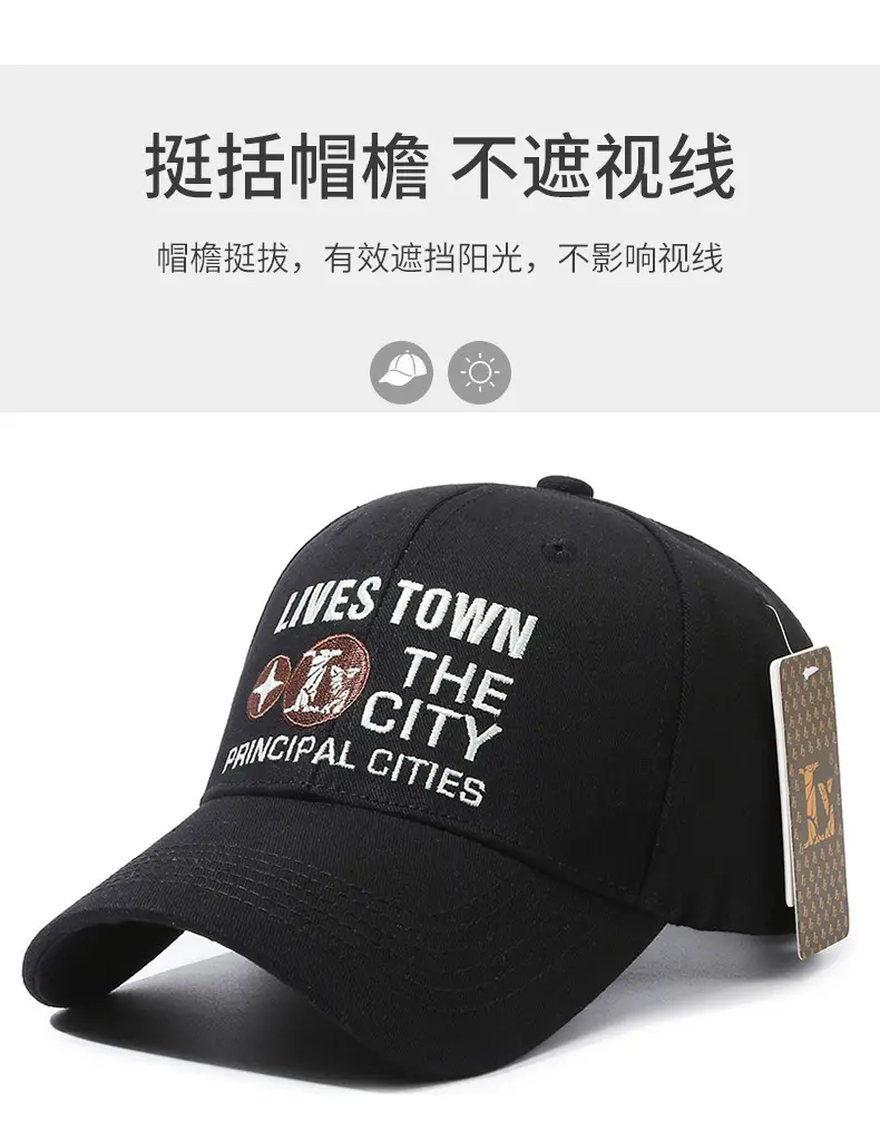 Lives Town The City Principal Cities Navy Cap — feature 2