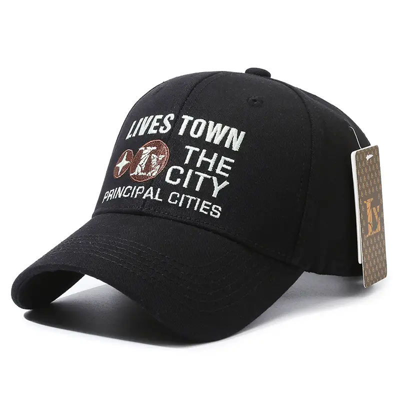 Lives Town The City Principal Cities Navy Cap - Image 2
