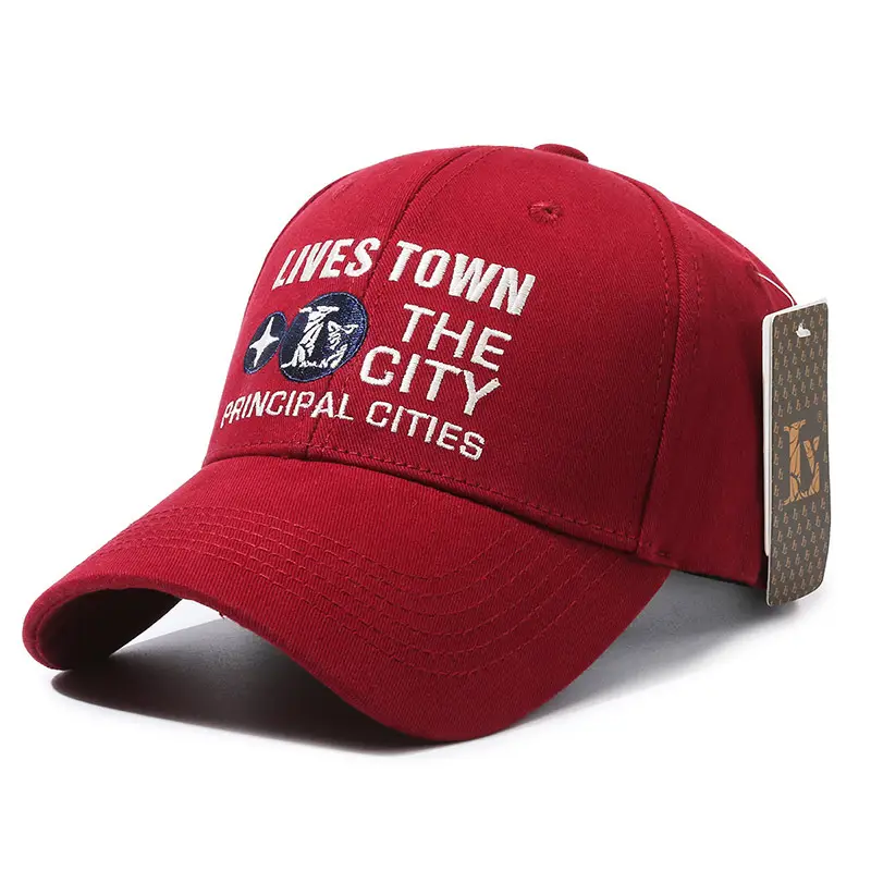 Lives Town The City Principal Cities Navy Cap - Image 4