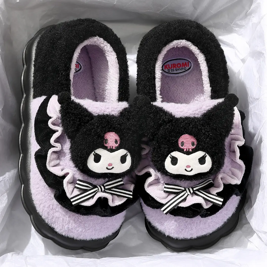 Coolomi cotton slippers women's winter indoor home genuine goods ip joint cartoon cute Sanrio slippers wholesale