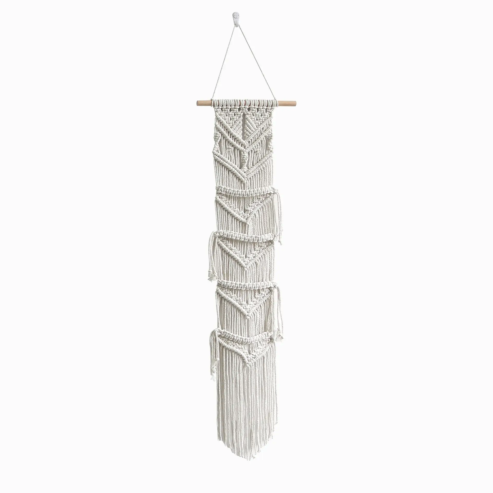 Wall-Mounted Handwoven Hat Rack with Multiple Colors - Image 3