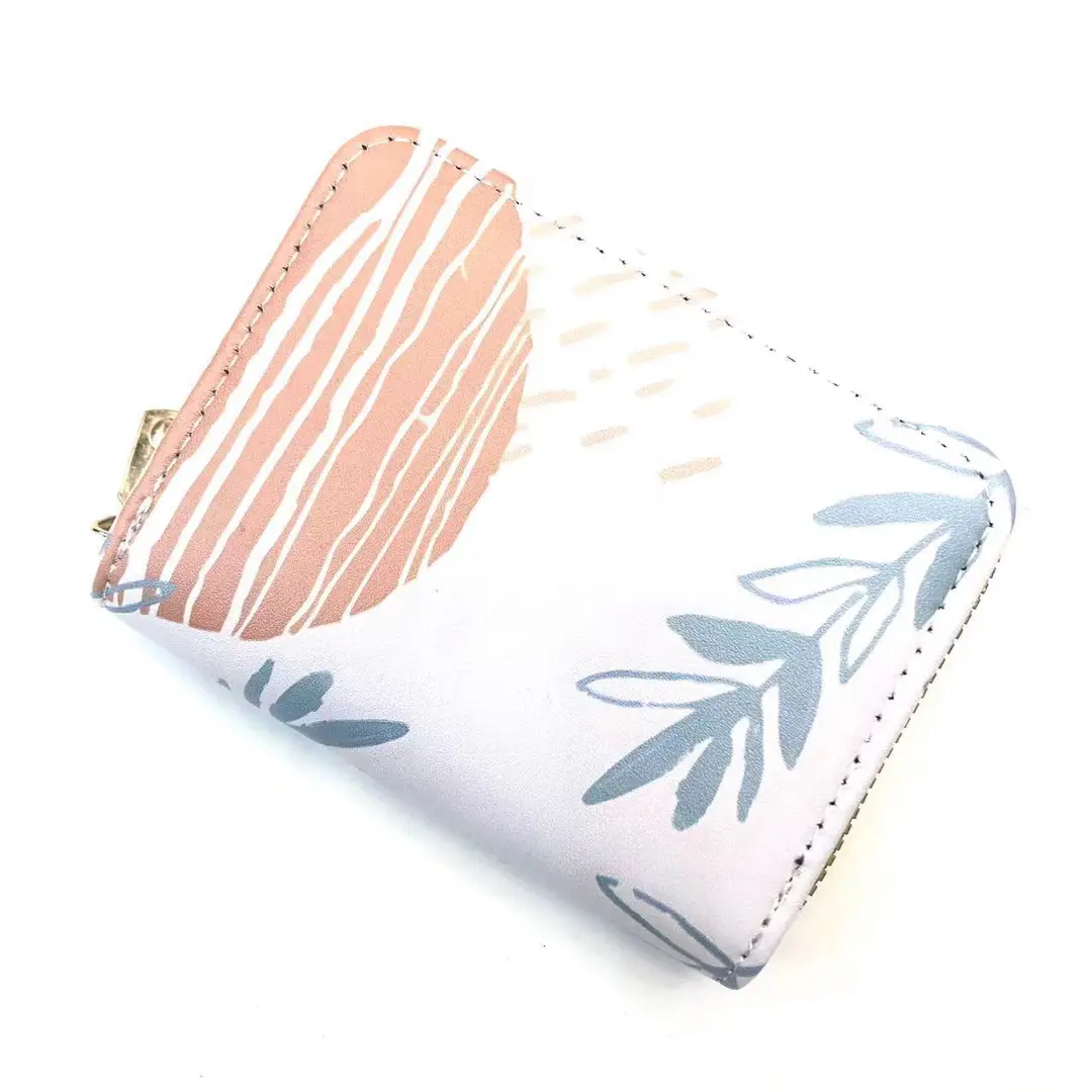 Card Holder Women's Large-Capacity Multi-Functional Storage Bag Girl Version Cartoon Print Anti-Degaussing Organ Card Holder Coin Purse