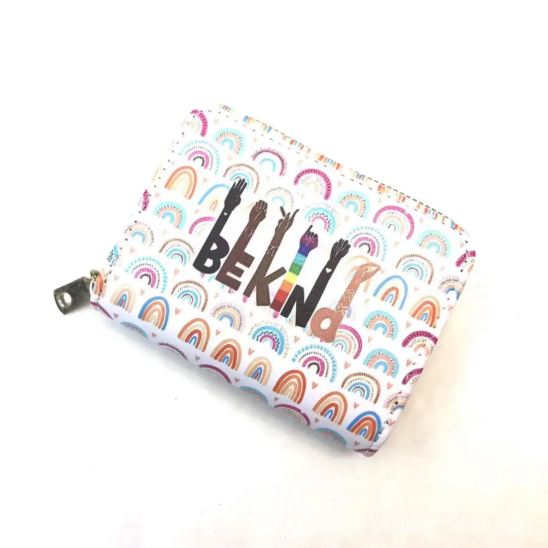 Card Holder Women's Large-Capacity Multi-Functional Storage Bag Girl Version Cartoon Print Anti-Degaussing Organ Card Holder Coin Purse
