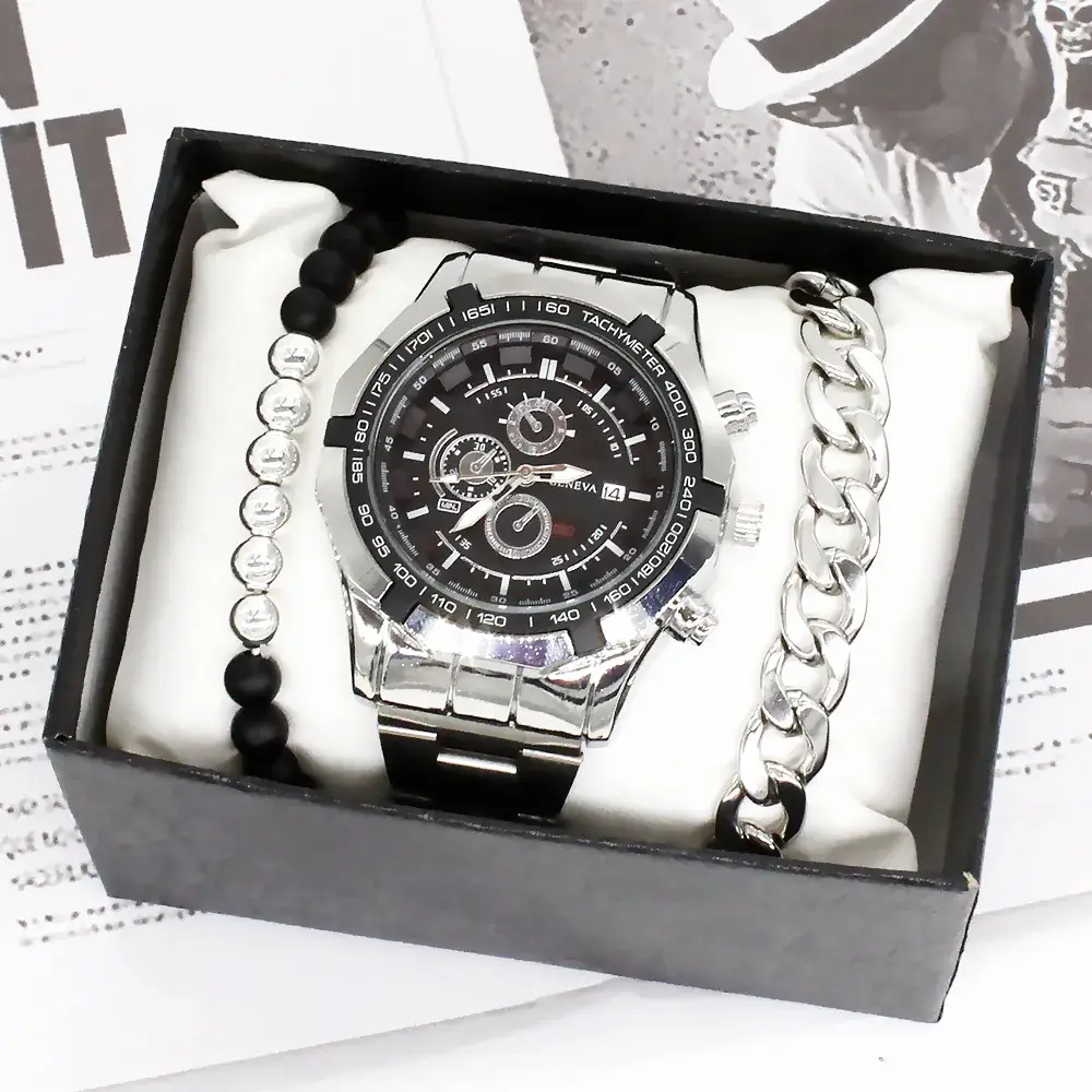 Men's Titanium Steel Watch with Quartz Bracelet - Image 2