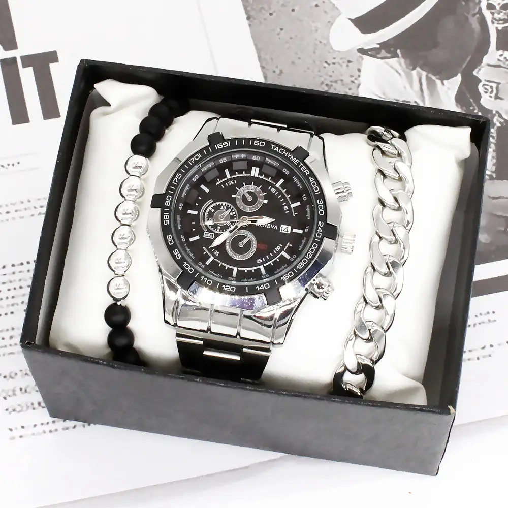 Men's Titanium Steel Watch with Quartz Bracelet — feature 3