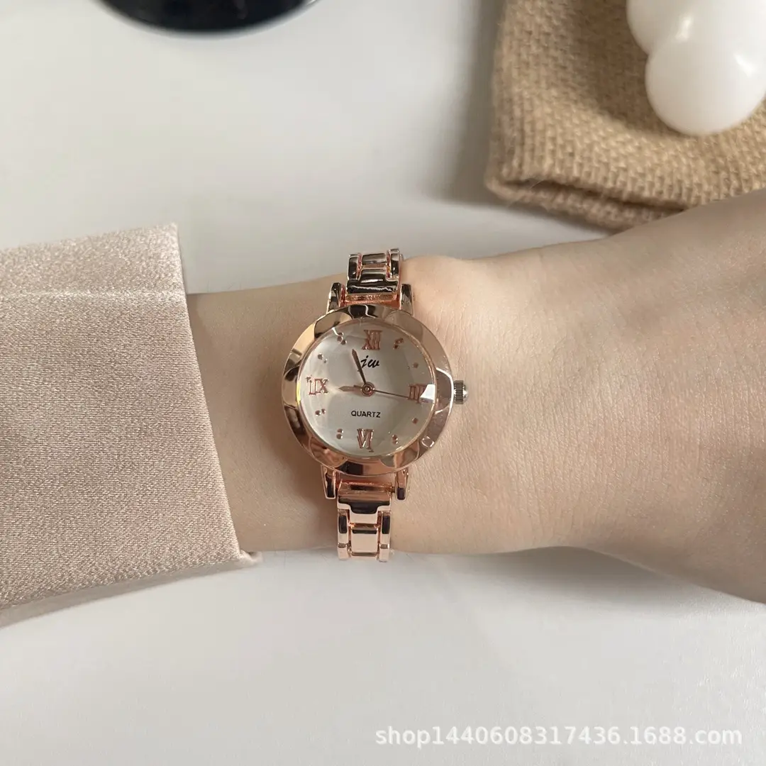 Niche Round Small Dial Student Forest Bracelet Steel Band Simple Elegant Compact Watch Female Ins Accessible Luxury Retro — feature 30