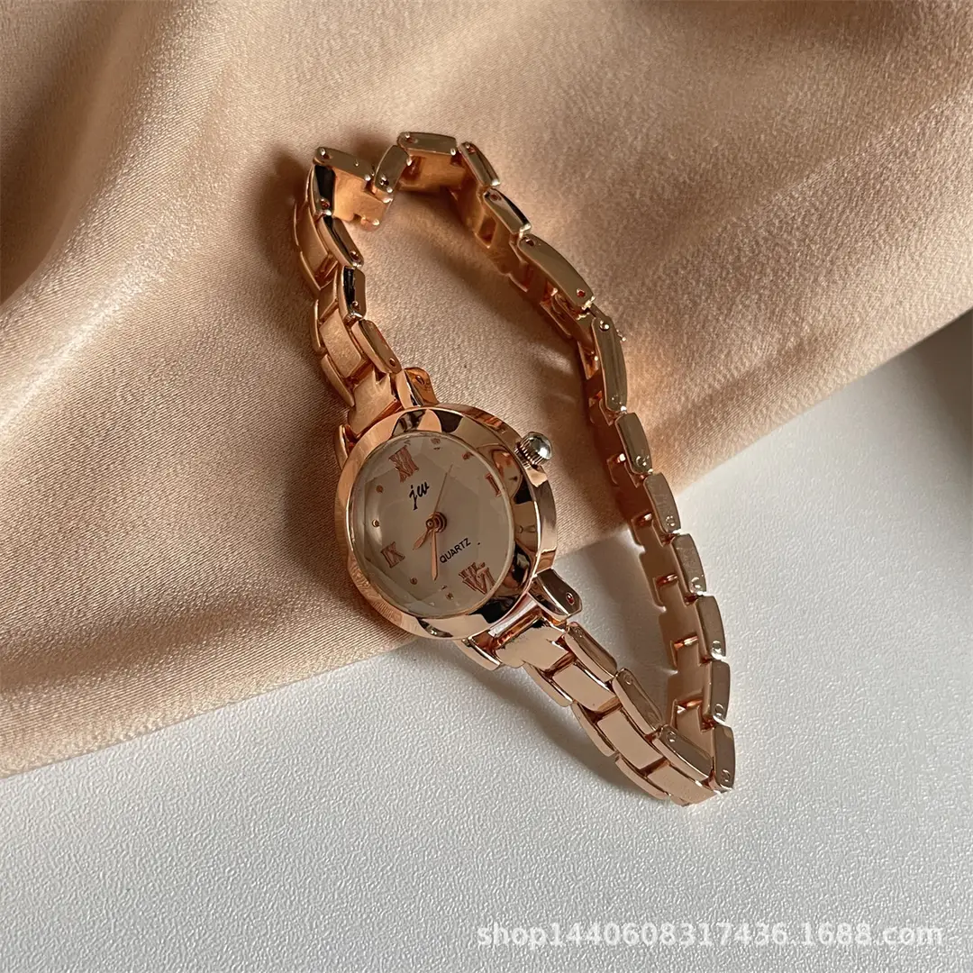 Niche Round Small Dial Student Forest Bracelet Steel Band Simple Elegant Compact Watch Female Ins Accessible Luxury Retro — feature 6